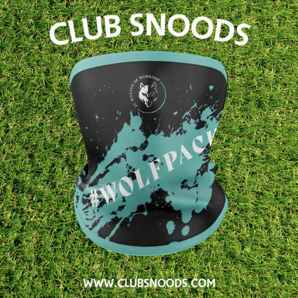#WOLFPACK Blue Splash Snood