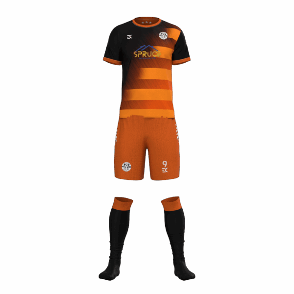 Warrington Athletic JFC Bright Orange Design