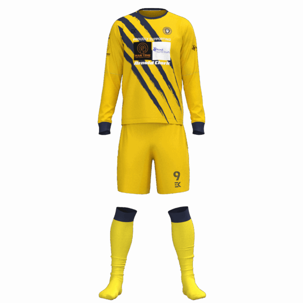 Headspace FC Yellow GK Design