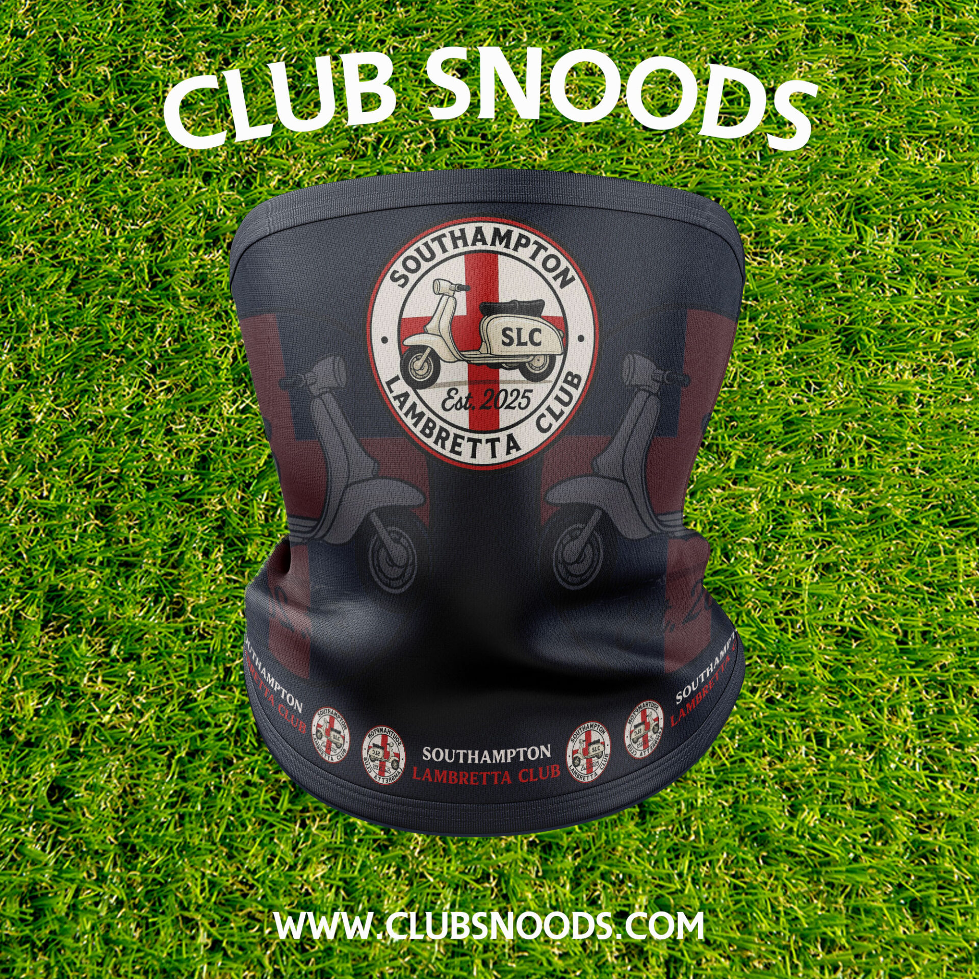 Southampton Lambretta Club Snood Design 1