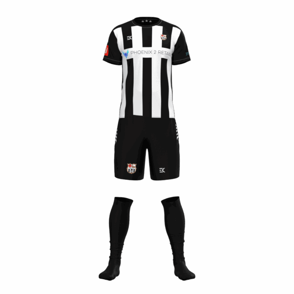 Hanslope FC Black and White Design