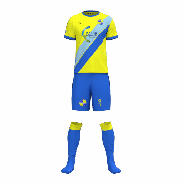 BBL FC Yellow and Blue Design