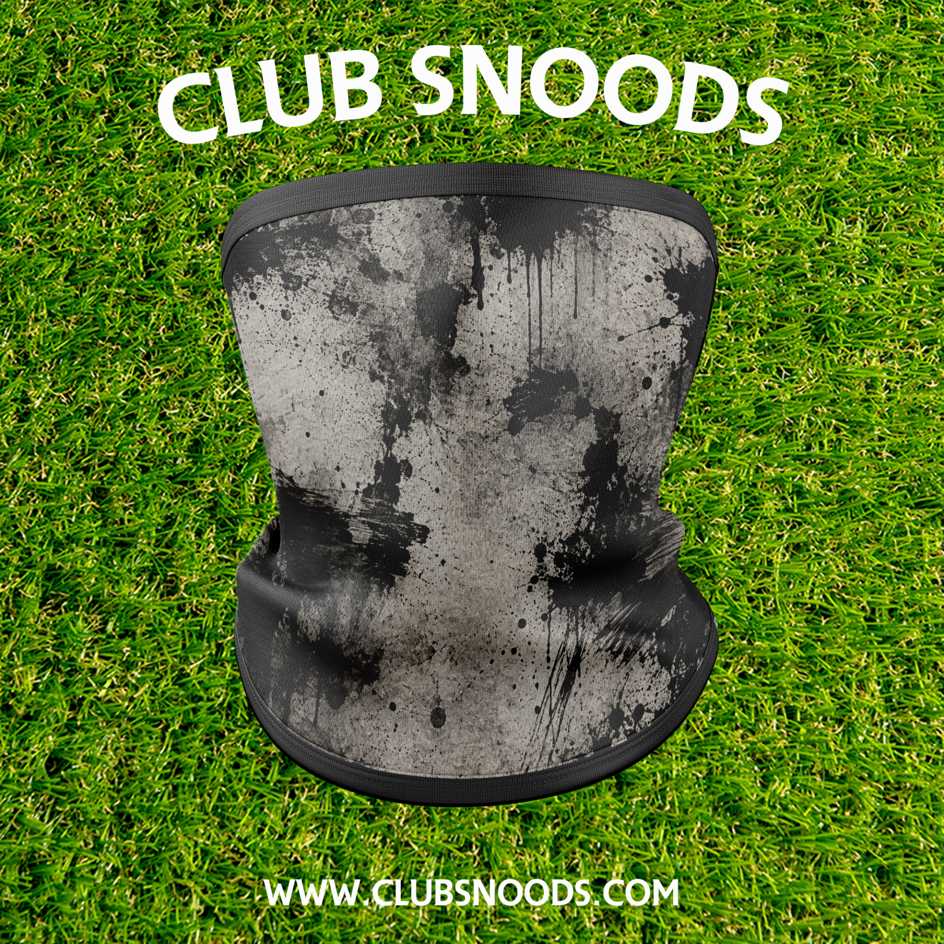 Black & Grey Grunge Snood
