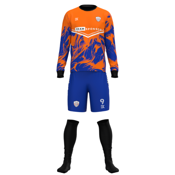 Mandarin Blue Swirl Goalkeeper