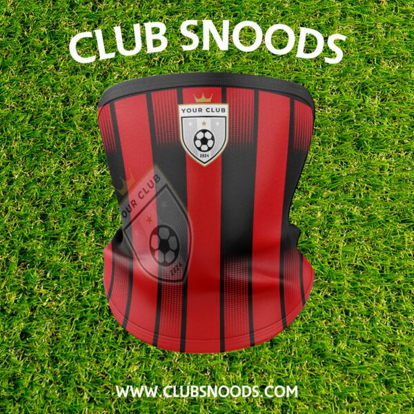 Classic Red & Black Emblem Snood
