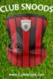 Classic Red & Black Emblem Snood